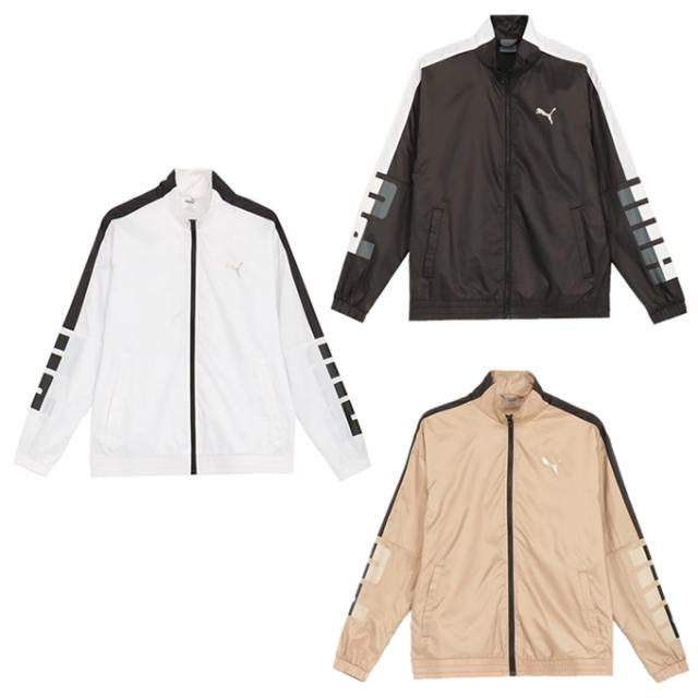 プーマ ウインドブレーカー ジャケット メンズ トレーニング トレイン エッジ ウラメッシュ ウーブン ジャケット 525200 PUMA