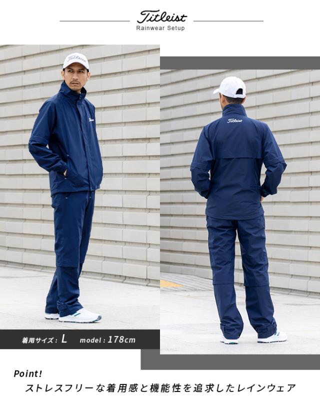 タイトリスト Titleist ゴルフ レインウェア上下セット メンズ レインウェア TLPMR980J_1