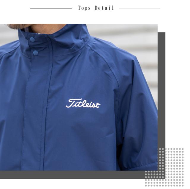 タイトリスト Titleist ゴルフ レインウェア上下セット メンズ レインウェア TLPMR980J_3