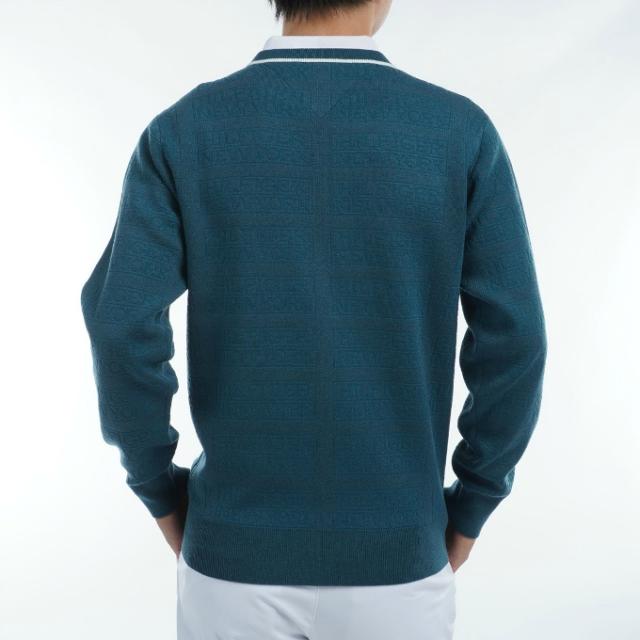 トミーヒルフィガーゴルフ TOMMY HILFIGER GOLF ゴルフウェア セーター メンズ ロゴジャガードクルーネックセーター THMA470_7