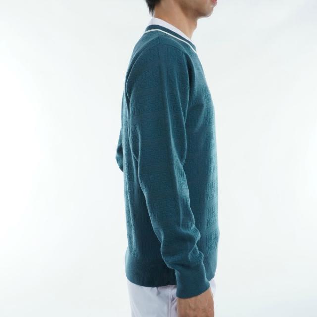 トミーヒルフィガーゴルフ TOMMY HILFIGER GOLF ゴルフウェア セーター メンズ ロゴジャガードクルーネックセーター THMA470_8