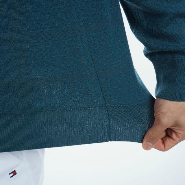 トミーヒルフィガーゴルフ TOMMY HILFIGER GOLF ゴルフウェア セーター メンズ ロゴジャガードクルーネックセーター THMA470_9