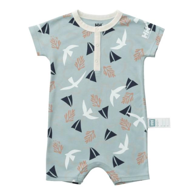 ヘリーハンセン HELLY HANSEN ロンパース 半袖 ジュニア B My First HH SS Print Rompers HB32518-MS
