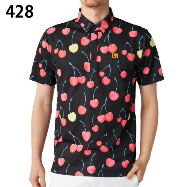 ラウドマウス LOUDMOUTH ゴルフウェア 半袖シャツ メンズ プレミアムカノコ柄半袖シャツ 765601【ご自宅配送限定】‥_4
