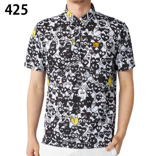 ラウドマウス LOUDMOUTH ゴルフウェア 半袖シャツ メンズ プレミアムカノコ柄半袖シャツ 765601【ご自宅配送限定】‥_5