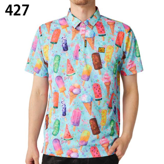 ラウドマウス LOUDMOUTH ゴルフウェア 半袖シャツ メンズ プレミアムカノコ柄半袖シャツ 765601【ご自宅配送限定】‥_7