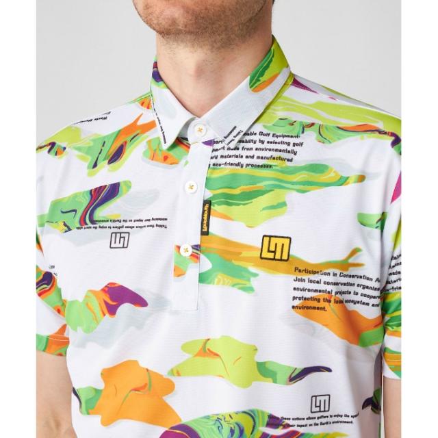 ラウドマウス LOUDMOUTH ゴルフウェア 半袖シャツ メンズ プレミアムカノコ柄半袖シャツ 765601【ご自宅配送限定】‥_15