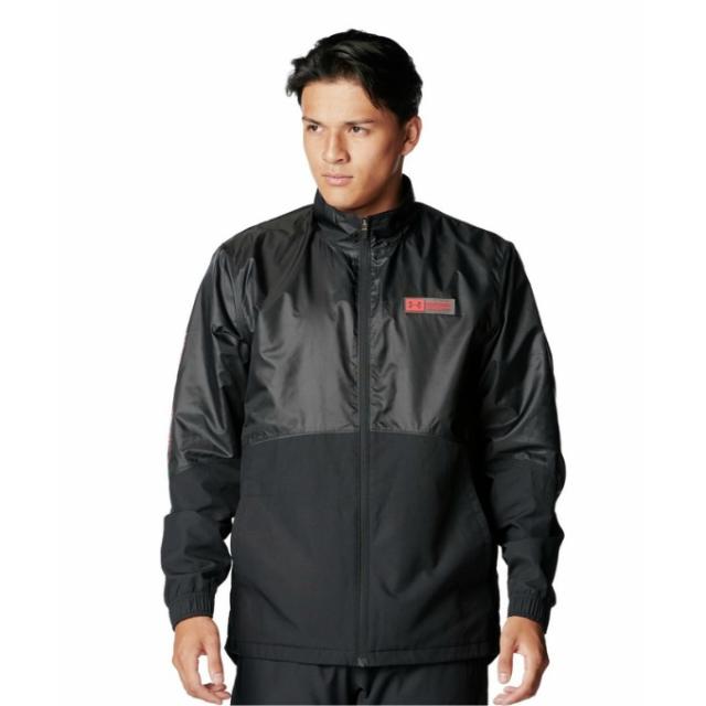 アンダーアーマー ウインドブレーカー ジャケット メンズ UAトリコット ラインド ウーブン ジャケット　UA TRICOT LINED WOVEN JACKET 6007739-001 UNDER ARMOUR