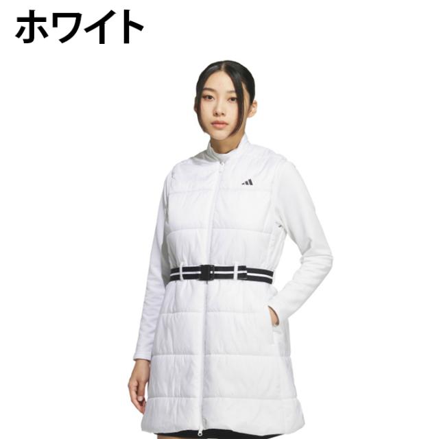 アディダス adidas ゴルフウェア ベスト レディース WIND .RDY フルジップ ロングベスト JWK17 【国内正規品】【2025年秋冬モデル】_2