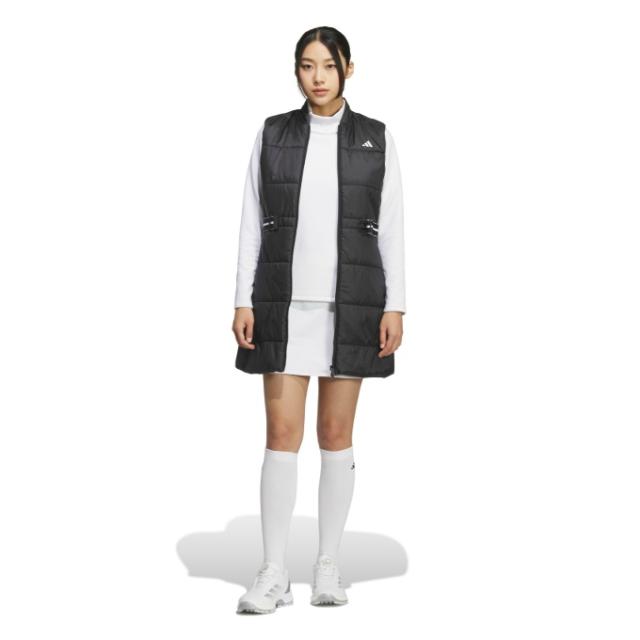 アディダス adidas ゴルフウェア ベスト レディース WIND .RDY フルジップ ロングベスト JWK17 【国内正規品】【2025年秋冬モデル】_5