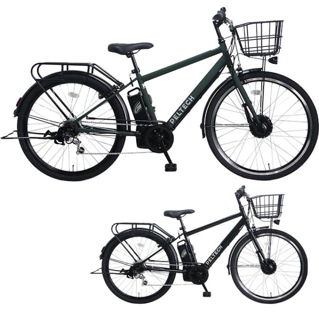 ペルテック(PELTECH)電動自転車電動アシストクロスeバイク 27.5インチ 外装6段TDA-207ZP-8AH【ご自宅配送限定】‥