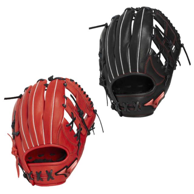 ミズノ MIZUNO 野球 少年軟式グローブ オールラウンド用 ジュニア ジュニア軟式用WILL DRIVE RED オールラウンド用 サイズM 1AJGY34610