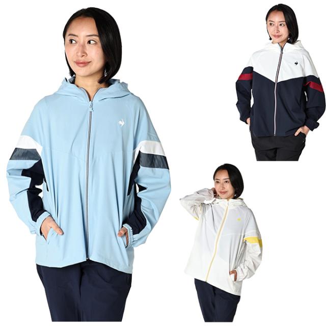 ルコックスポルティフ(le coq sportif) クロスジャケット レディース サンスクリーンクロス フードFZJK LT6SJK21L