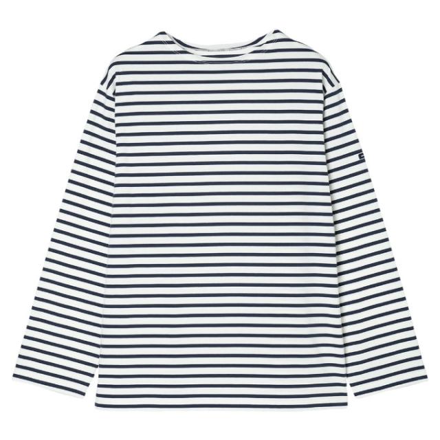 ヘリーハンセン(HELLY HANSEN) Tシャツ 長袖 メンズ ロングスリーブ HH マリン ボーダー ボートネック ティー HM32620-OW