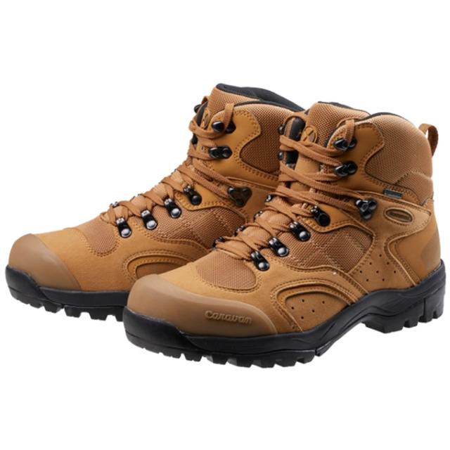 キャラバン トレッキングシューズ ゴアテックス ハイカット メンズ C1-02S 0010106 340 アンバー GORE-TEX Caravan 登山靴 防水シューズ C1_02S 3E
