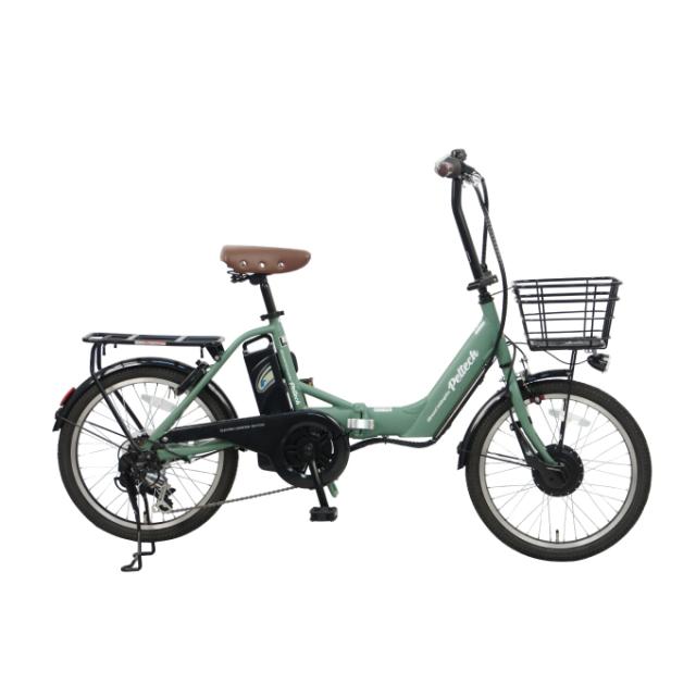 ペルテック PELTECH 自転車 20型電動アシスト自転車 フル装備6段 アルミ折り畳み TDN-212L12AH 【メーカー直送】【ご自宅配送限定】‥_4