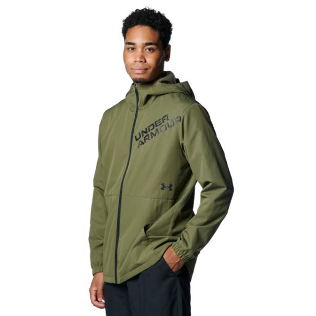 アンダーアーマー ウインドブレーカー ジャケット メンズ UAトリコット ラインド ウーブン ジャケット 1388237-390 UNDER ARMOUR