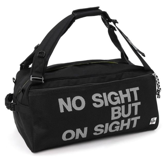 チャムス(CHUMS) ダッフルバッグ 25モンキーマジックメッシュポケットスモールボストンバッグ CH60-3882-BLACK_4