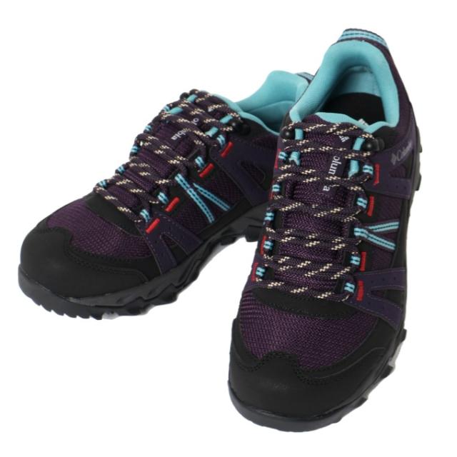 コロンビア(Columbia) トレッキングシューズ ローカット レディース セイバーオムニテック ワイド YK5694-563  【国内正規品】