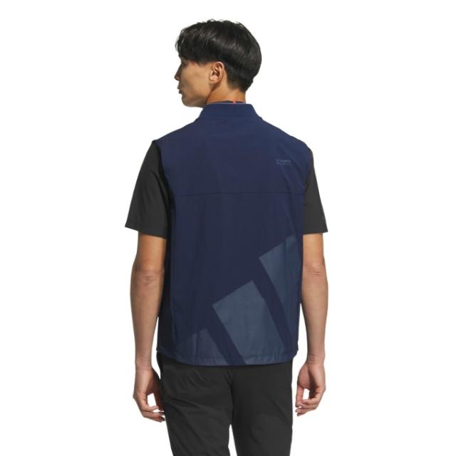アディダス adidas ゴルフウェア アウターベスト メンズ ビヨンド ザ コース 撥水 バックビッグBOS フルジップベスト JUW91 【国内正規品】【2025年秋冬モデル】_4