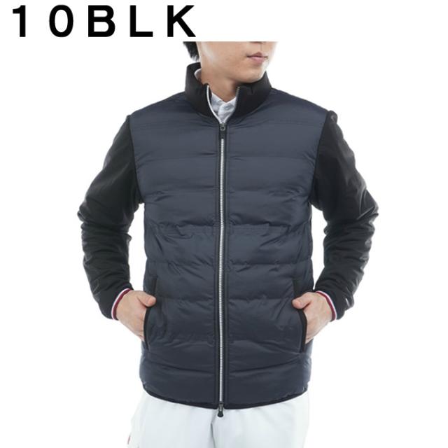 トミーヒルフィガーゴルフ(TOMMY HILFIGER GOLF) ゴルフウェア ブルゾン メンズ ロゴ入り接結キルト 中綿ジャケット THMA578 【2025年秋冬モデル】_3