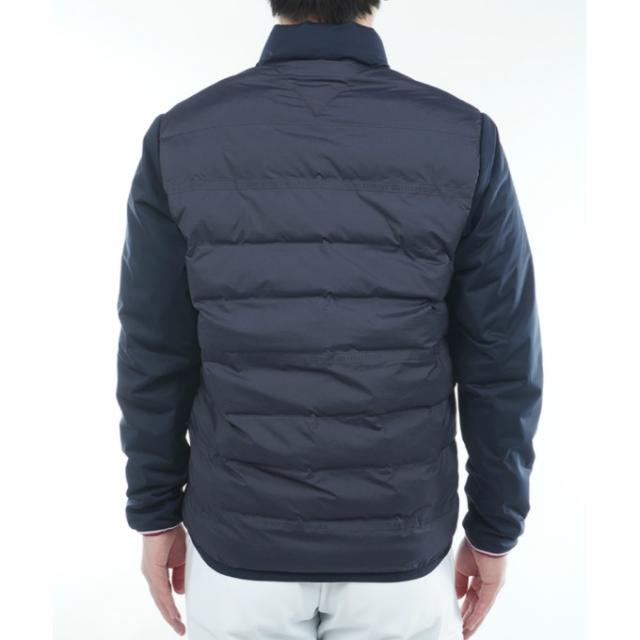 トミーヒルフィガーゴルフ(TOMMY HILFIGER GOLF) ゴルフウェア ブルゾン メンズ ロゴ入り接結キルト 中綿ジャケット THMA578 【2025年秋冬モデル】_8