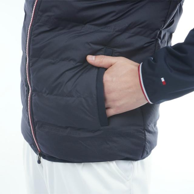 トミーヒルフィガーゴルフ(TOMMY HILFIGER GOLF) ゴルフウェア ブルゾン メンズ ロゴ入り接結キルト 中綿ジャケット THMA578 【2025年秋冬モデル】_10