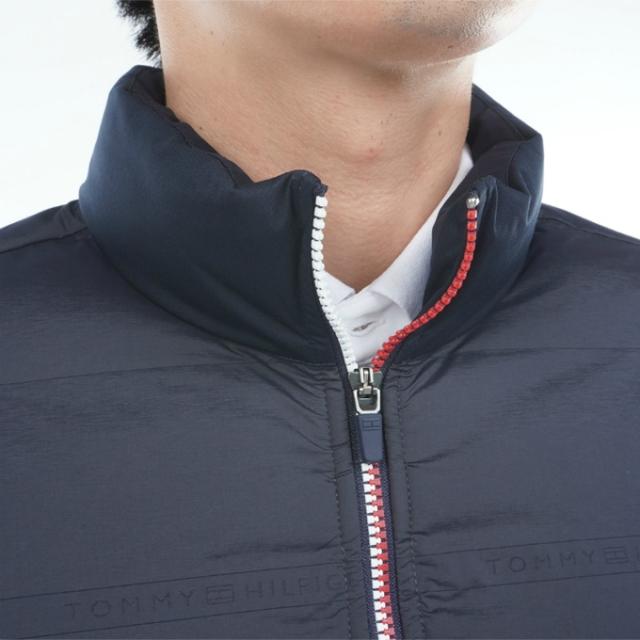 トミーヒルフィガーゴルフ(TOMMY HILFIGER GOLF) ゴルフウェア ブルゾン メンズ ロゴ入り接結キルト 中綿ジャケット THMA578 【2025年秋冬モデル】_11