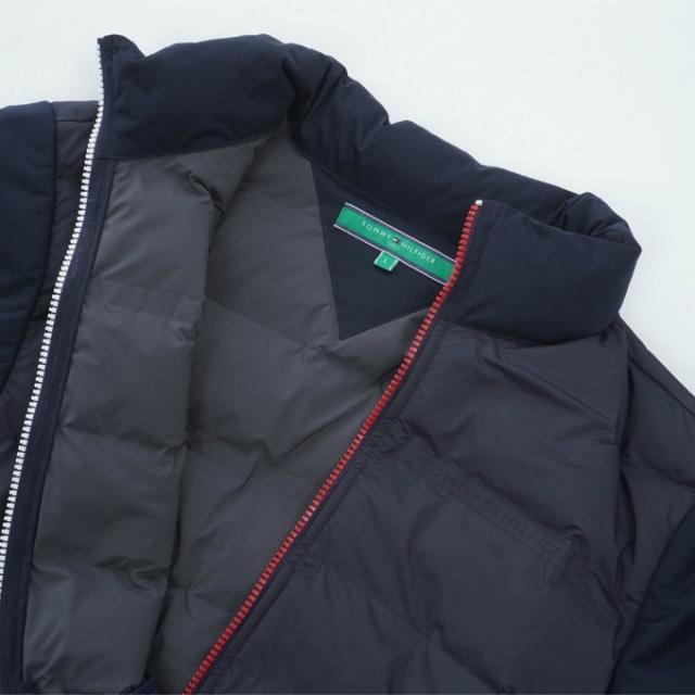 トミーヒルフィガーゴルフ(TOMMY HILFIGER GOLF) ゴルフウェア ブルゾン メンズ ロゴ入り接結キルト 中綿ジャケット THMA578 【2025年秋冬モデル】_14