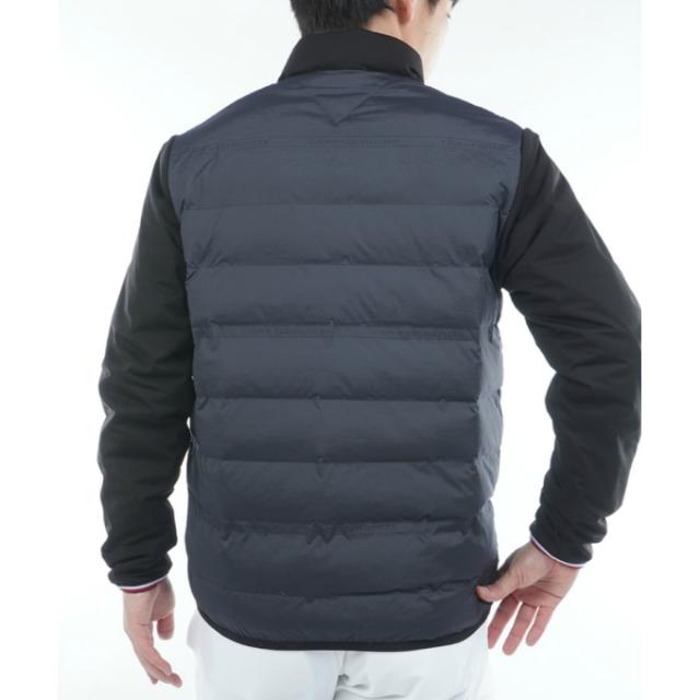 トミーヒルフィガーゴルフ(TOMMY HILFIGER GOLF) ゴルフウェア ブルゾン メンズ ロゴ入り接結キルト 中綿ジャケット THMA578 【2025年秋冬モデル】_16