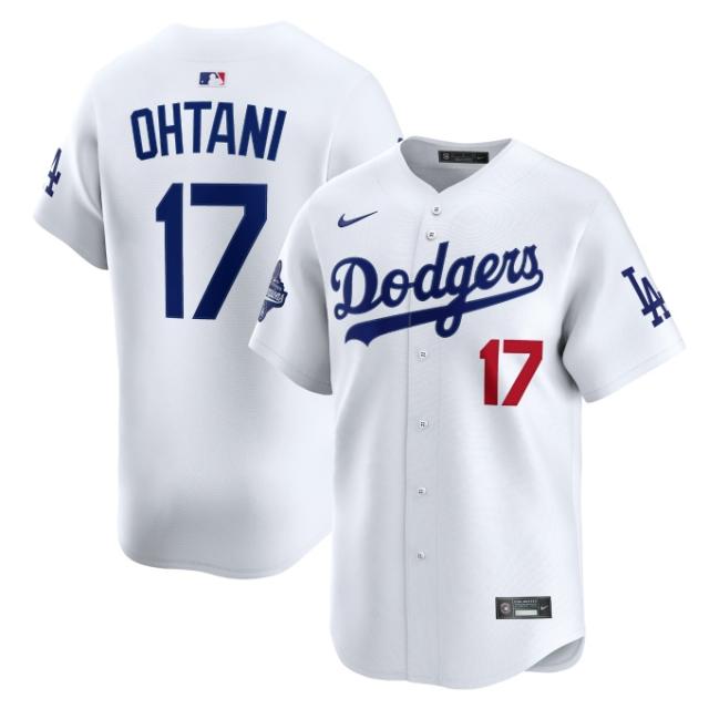 エムエルビー(MLB) 野球ウェア 半袖Tシャツ 大谷LtdジャージWS優勝パッチ付 ML08-25AS-0029