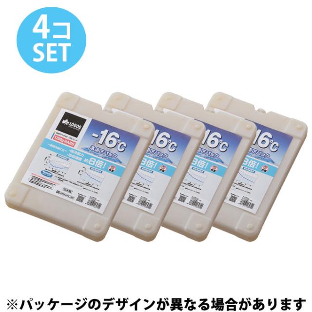 ロゴス 保冷剤 氷点下パックGT-16℃・ハード1200g 4点セット 81660611 LOGOS
