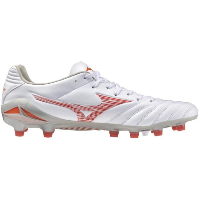 ミズノ サッカースパイク メンズ レディース ジュニア モナルシーダネオ3 プロ PRO P1GA242260 MIZUNO MONARCIDA NEO ワイズ2E ホワイト レッド 人気モデル　部活