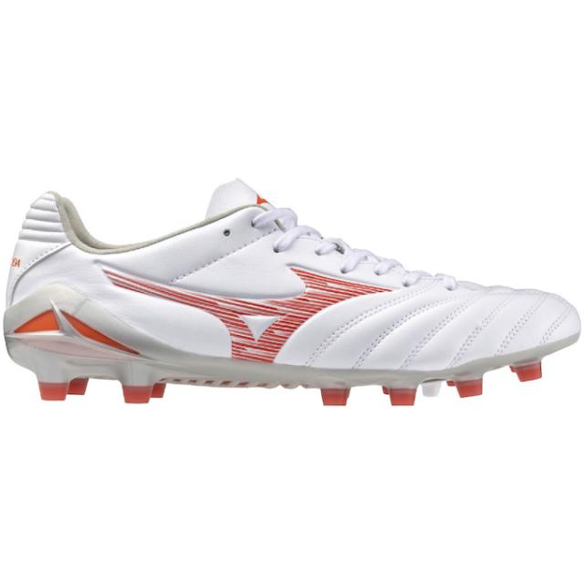 ミズノ サッカースパイク メンズ レディース ジュニア モナルシーダネオ3 プロ PRO P1GA242260 MIZUNO MONARCIDA NEO ワイズ2E ホワイト レッド 人気モデル　部活