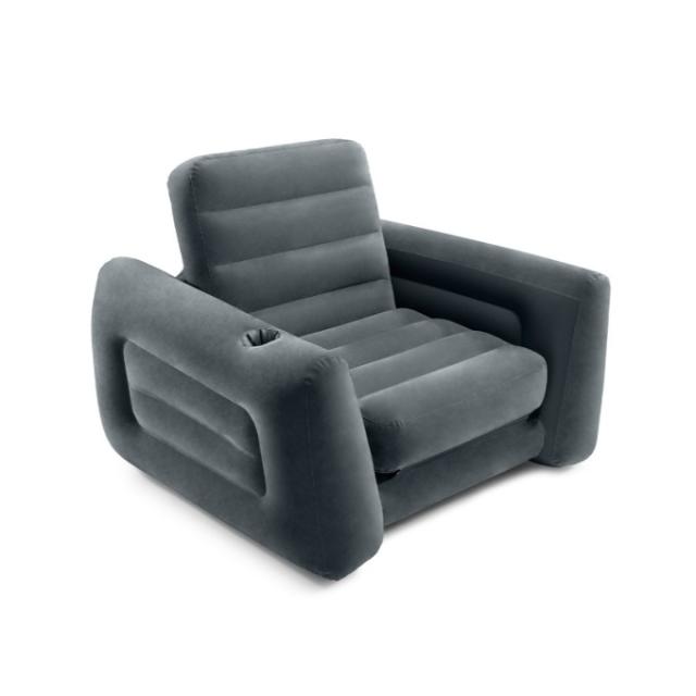 【正規販売店】 INTEX エアーソファ プル アウト チェア Pull Out Chair 66551 【ご自宅配送限定】‥