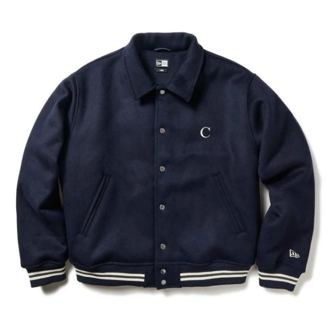 ニューエラ NEW ERA ジャージ ジャケット レディース メルトン ヴァーシティジャケット CALNAMUR カルナムール 14349047