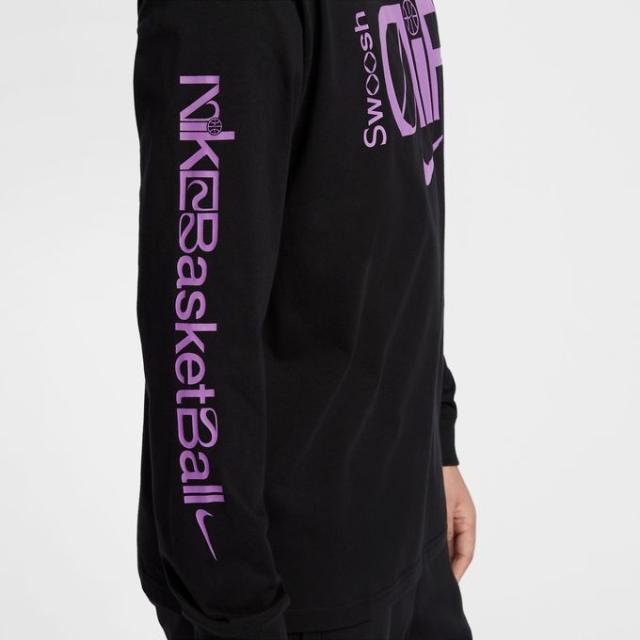 ナイキ バスケットボール 長袖シャツ メンズ 24HO T M90 LS SWH P2 FN0820-010 NIKE