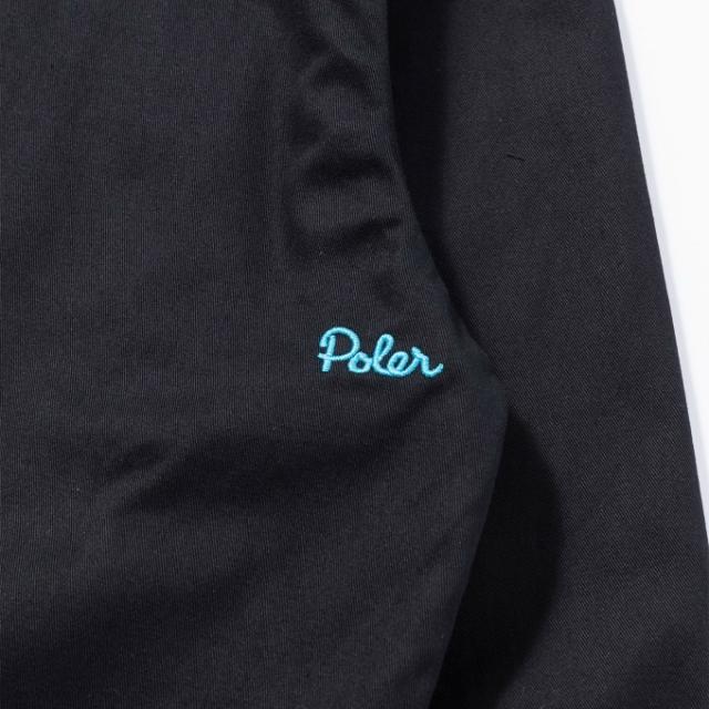 ポーラー POLER 半袖シャツ メンズ BLAKE L/S BUTTON-DOWN SHIRT 243MCV0045-BLK_4
