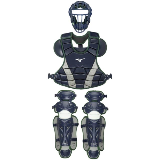Mizuno Pro キャッチャー用プロテクター ネイビー/シルバー MIZUNO