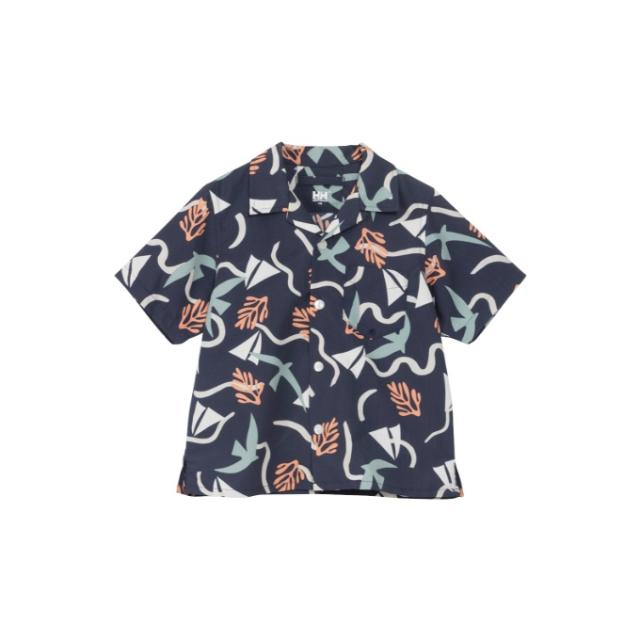 ヘリーハンセン HELLY HANSEN 半袖シャツ ジュニア ショートスリーブ バスクシャツ HJ42502-N3