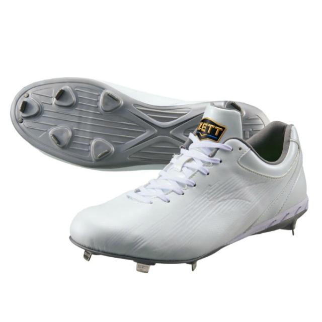 ゼット(ＺＥＴＴ) 野球 金歯スパイク メンズ レディース 埋込みスパイク ネオステイタスWH BSR2218WH