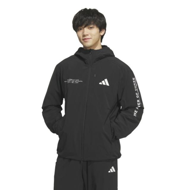 アディダス adidas ウインドブレーカー ジャケット メンズ アディダスアダプテーション レギュラーフィット ストレッチ ウーブン フード付き フルジップ トラックトップ KA1240 Z4786