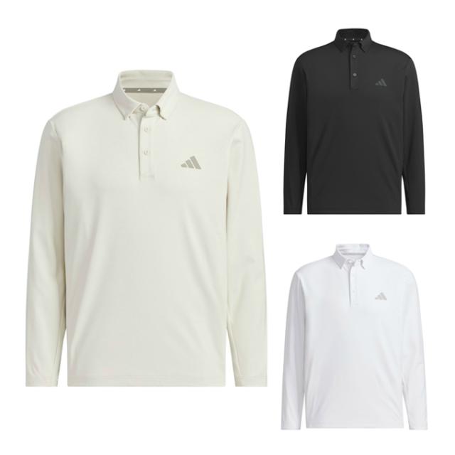 アディダス adidas ゴルフウェア ポロシャツ 長袖 メンズ COLD.RDY長袖シャツ JVV05 【国内正規品】【2025年秋冬モデル】