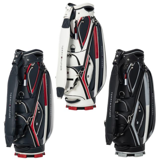 トミーヒルフィガーゴルフ(TOMMY HILFIGER GOLF) キャディバッグ メンズ レディース カートキャディバッグ FACE THMG6SC2 【2026年モデル】