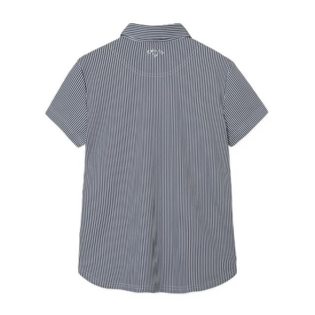 【7月1日22：59まで最高限度10％OFF 引き換え証散り散り中】キャロウェイ(Callaway) ゴルフ御召しもの スポーツシャツ 半袖 レディース 縞模様ジャカード半袖プルオーバー C26134203 【国内定まり品】【2026年春夏ひな型】