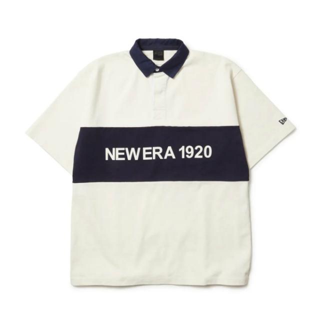 ニューエラ NEW ERA ポロシャツ 半袖 メンズ 半袖 オーバーサイズド ラグビーシャツ NEW ERA 1920 14410040
