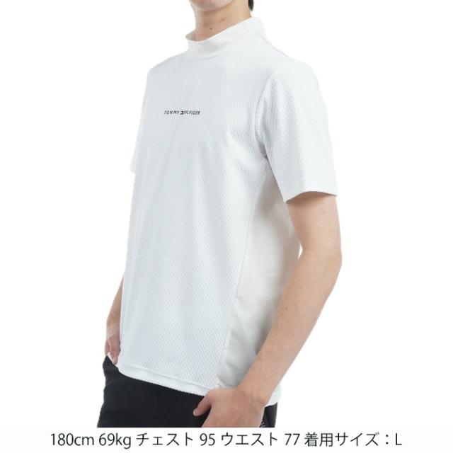 トミーヒルフィガーゴルフ TOMMY HILFIGER GOLF ゴルフウェア 半袖シャツ メンズ ハイブリッド 半袖モックネックシャツ THMA537 【2025年春夏モデル】_3