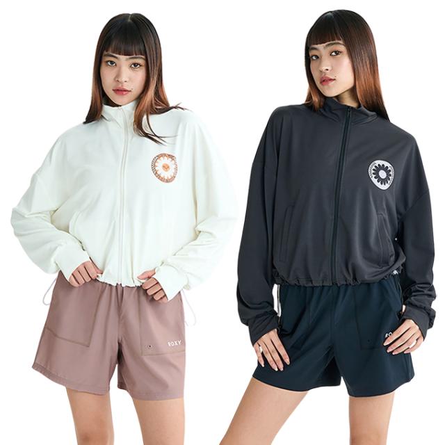 ロキシー ROXY ラッシュガード 長袖 レディース LSラッシュZIP RLY252024