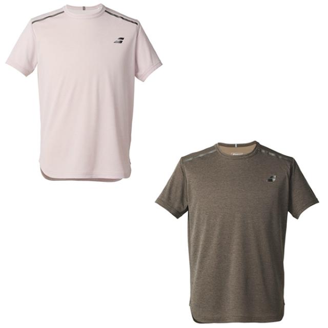 Babolat テニスウェア ホワイト/ブラック　セット バボラ(Babolat) テニスウェア バドミントンウェア Tシャツ 半袖