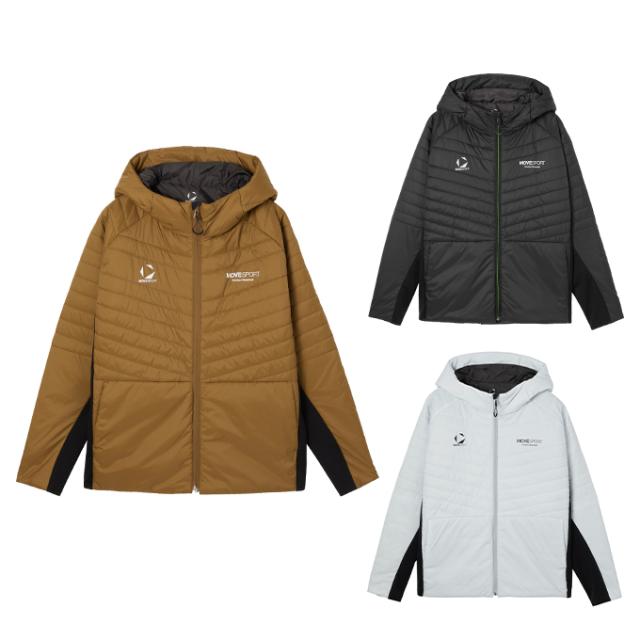 ムーブスポーツ MoveSport ウインドブレーカー ジャケット メンズ ACTIVE SUITS THERMO ハイブリッドフーディー ST5FJK70M